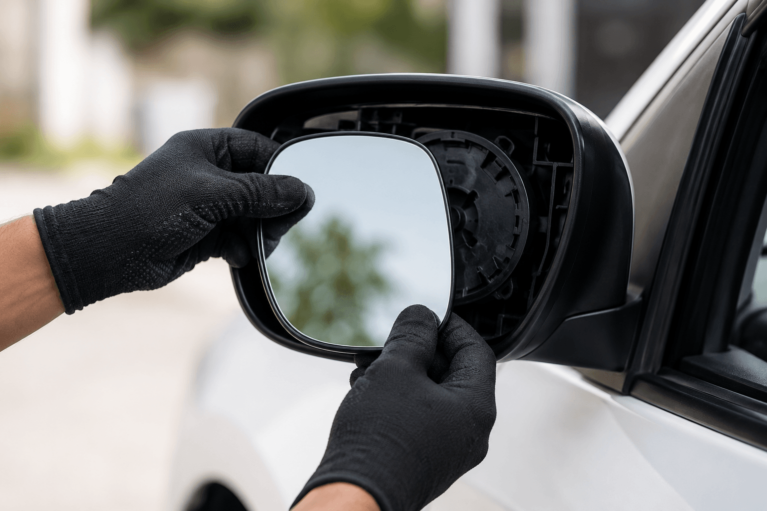 Mirror and side window glass replacement service in UAE