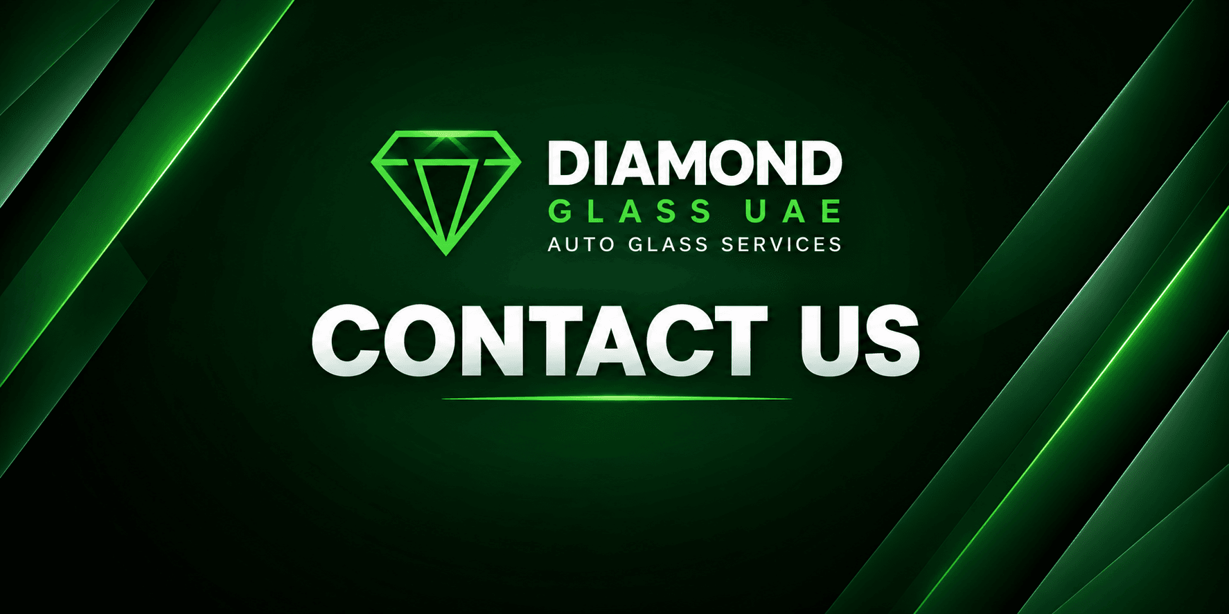 Contact Diamond Glass UAE for automotive and architectural glass services in the UAE